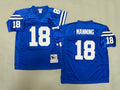 Mens Peyton Manning#18 Indianapolis Colts Vintage Throwback Jersey