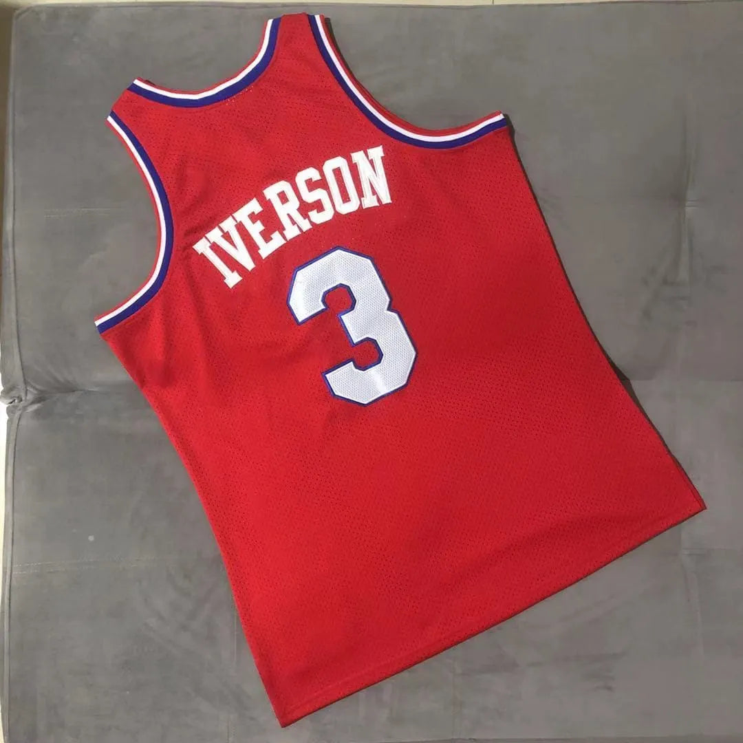 Allen Iverson Philadelphia 76ers Throwback Jersey