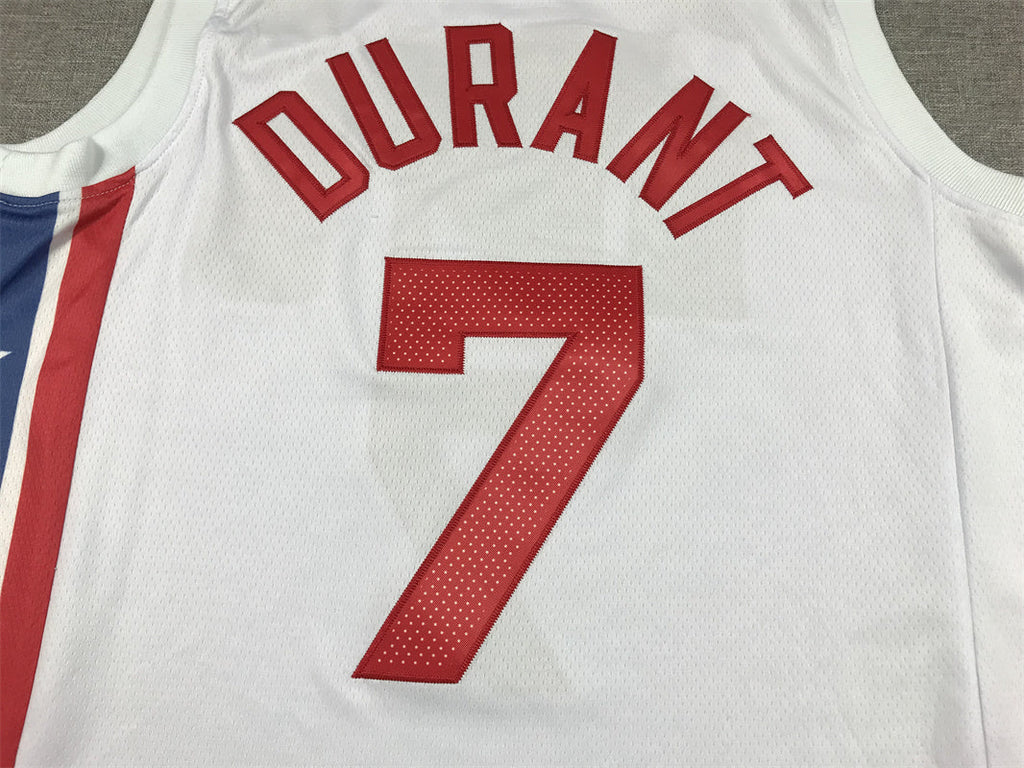 Brooklyn Nets Kevin Durant #7 City Edition - Embroidered Jersey