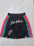San Antonio Spurs 2026 Black City Edition Pocket Shorts