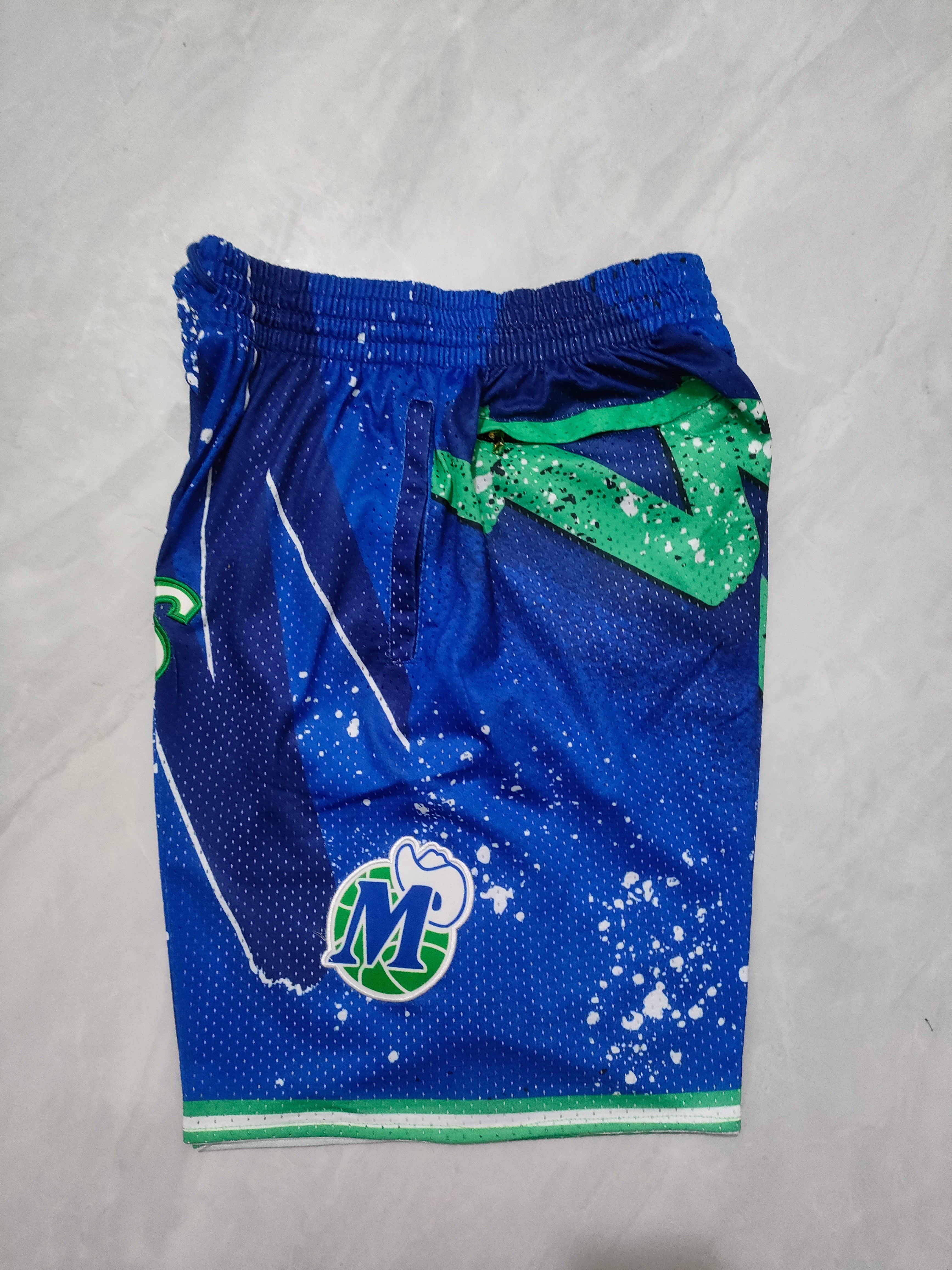 Dallas Mavericks Blue Swingman Pocket Shorts