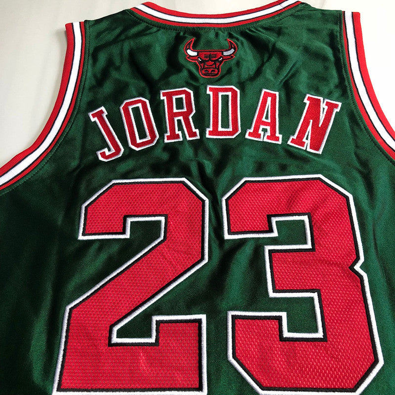 Michael Jordan Chicago Bulls Jersey 23 Green MN