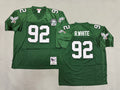 Mens Reggie White#92 Philadelphia Eagles Vintage Throwback Jersey