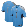 Cameron Ward #1 Tennessee Titans Light Blue Alternate Limited Jersey