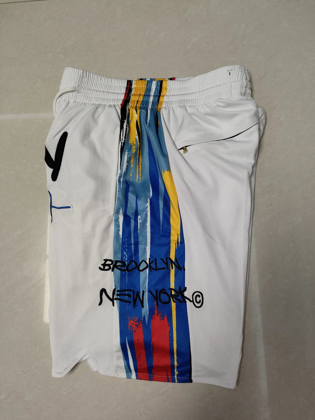 Brooklyn Nets White City Edition Pocket Pants