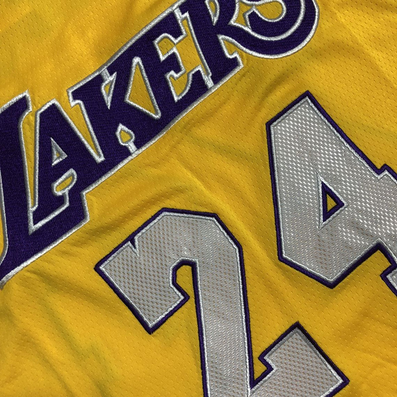 Los Angeles Lakers Kobe Bean Bryant #24 2009-10 Throwback Jersey - Dense Embroidery
