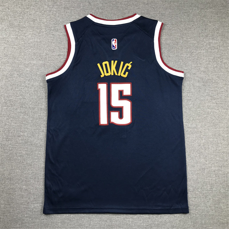 Youth Nikola Jokić Denver Nuggets #15  Embroidered  Jersey