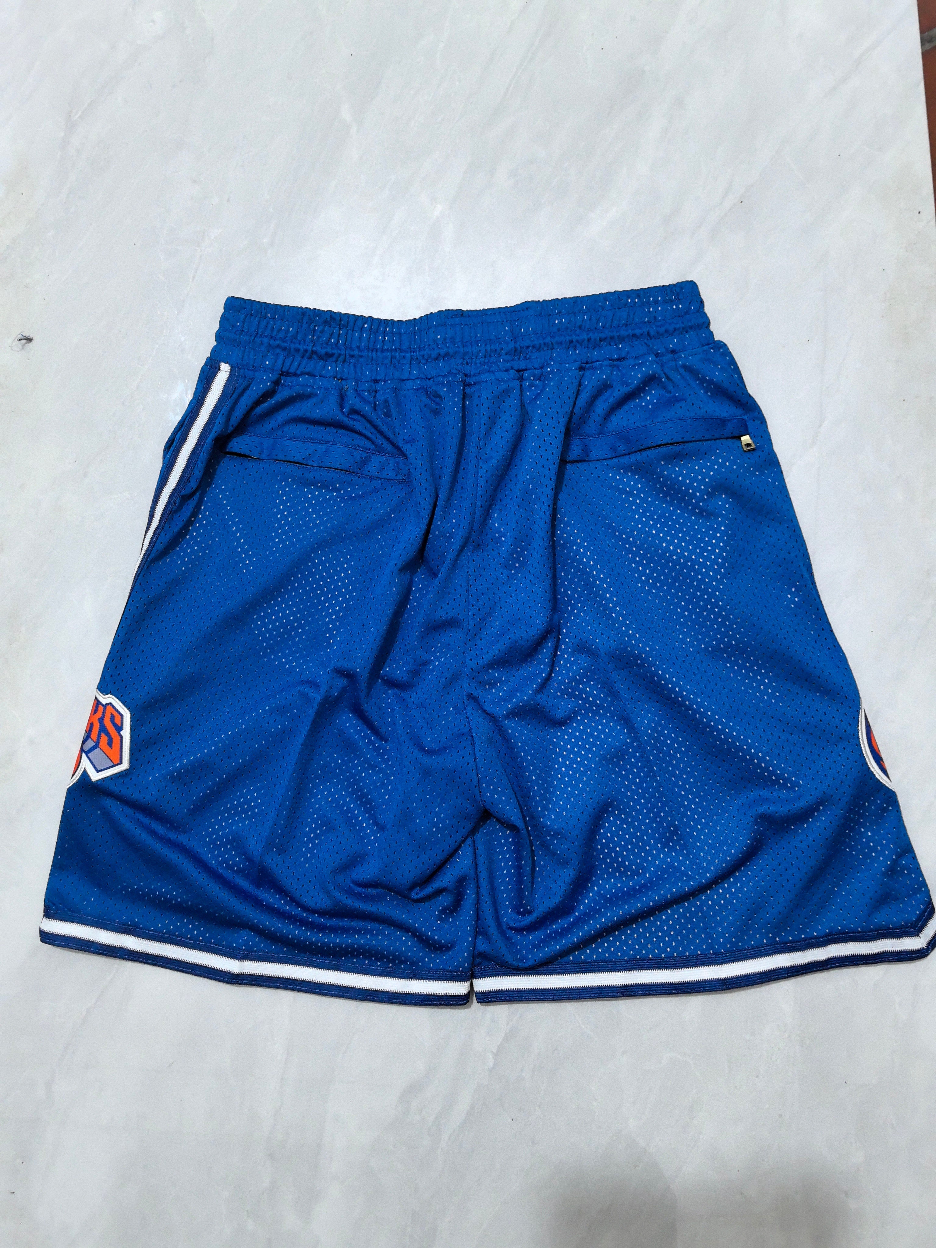 New York Knicks Blue Pocket Shorts