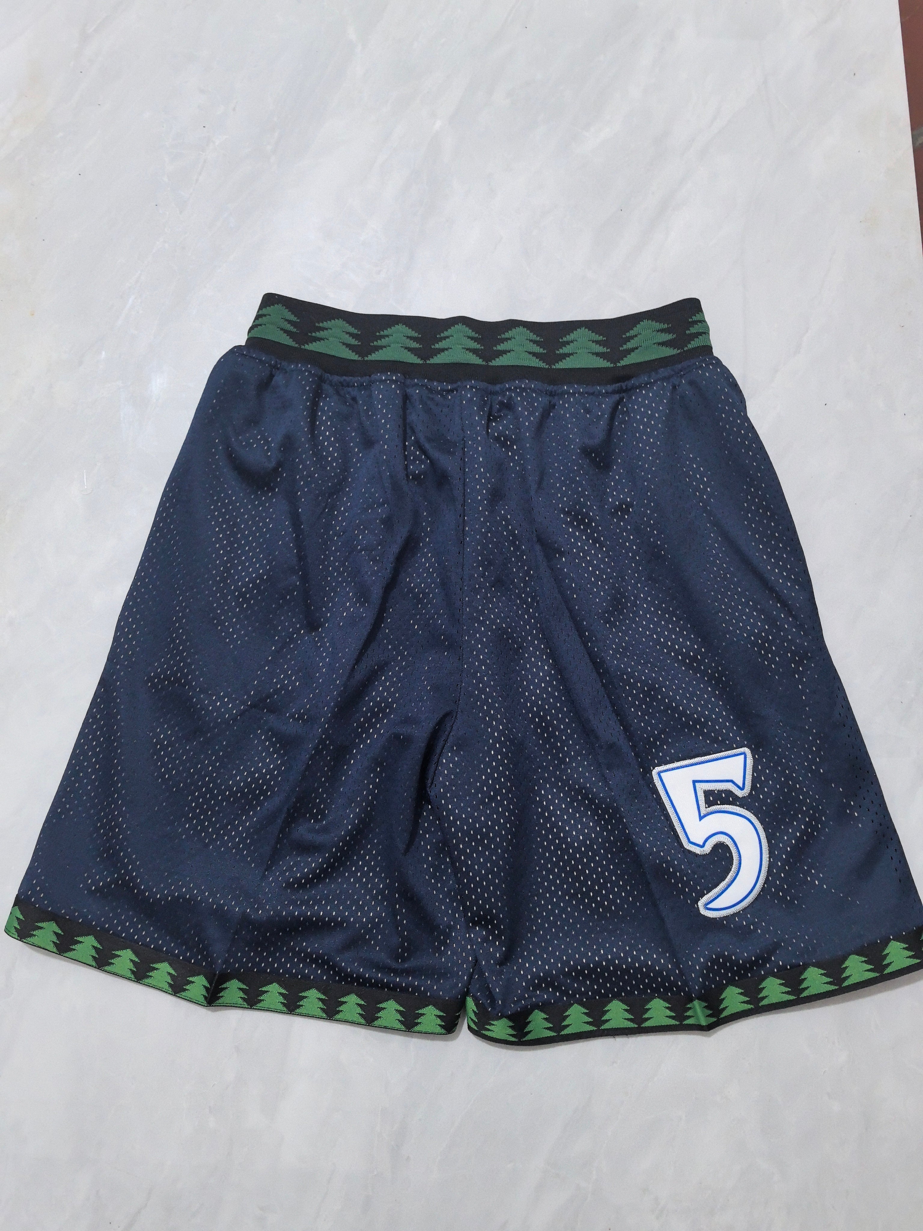 Minnesota Timberwolves Blue Retro Pocket Shorts