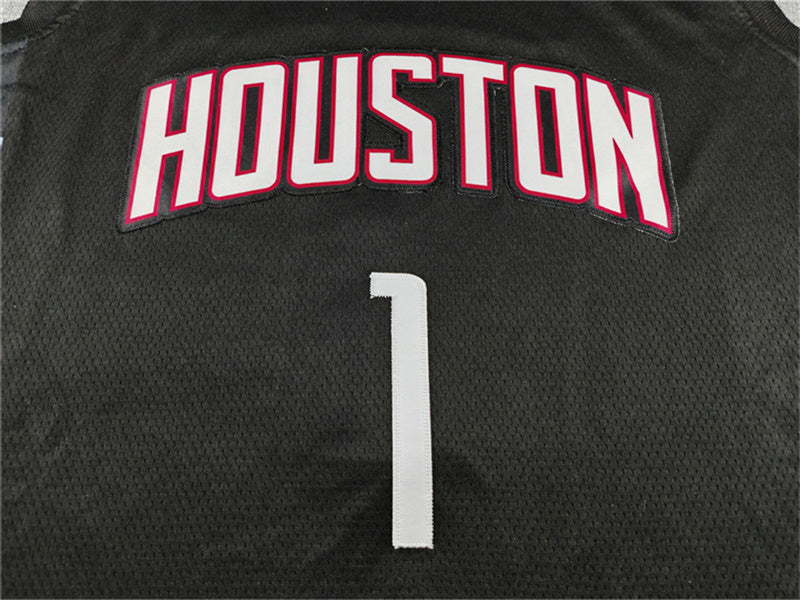 Houston Rockets Amen Thompson #1 City Edition Swingman Jersey - Embroidered