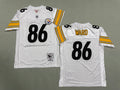 Mens Hines Ward#86 white‌ Pittsburgh Steelers Vintage Throwback Jersey