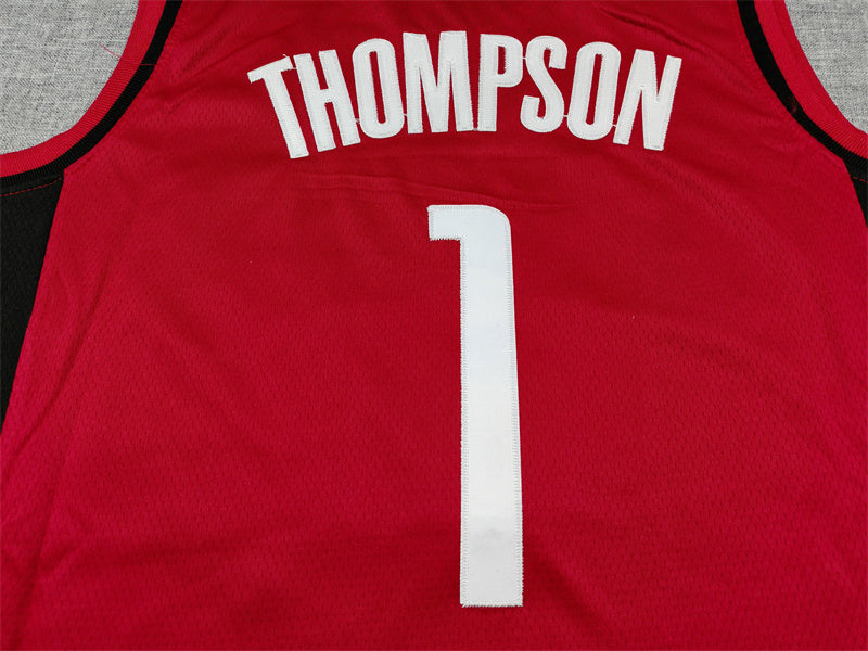 Houston Rockets Amen Thompson #1 City Edition Swingman Jersey - Embroidered