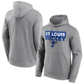 Men's St. Louis Blues Branded Gain Ground Hoodie - Sports Grey