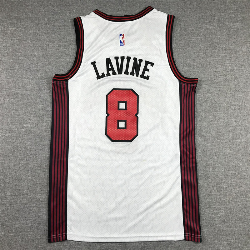 Chicago Bulls Zach LaVine #8 2023 City Edition Swingman Jersey – Embroidered