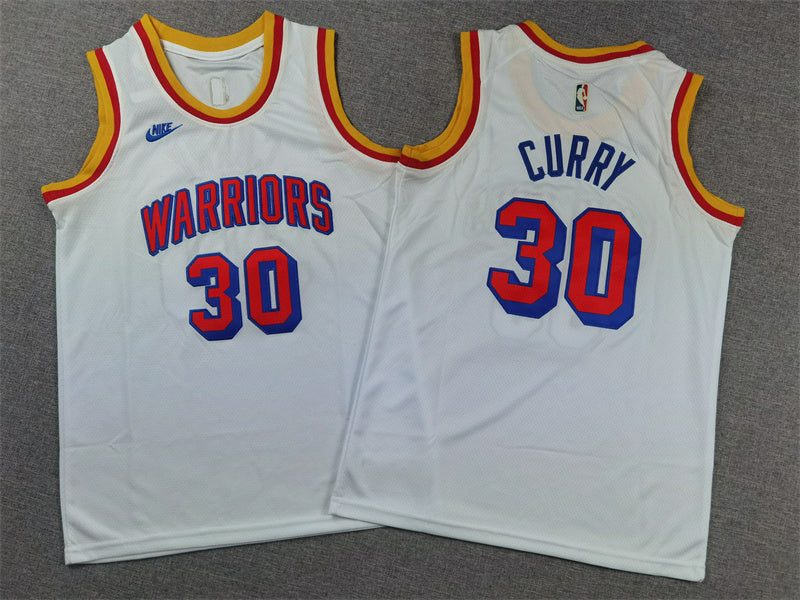 Youth Stephen Curry Golden State Warriors #30  Embroidered  Jersey