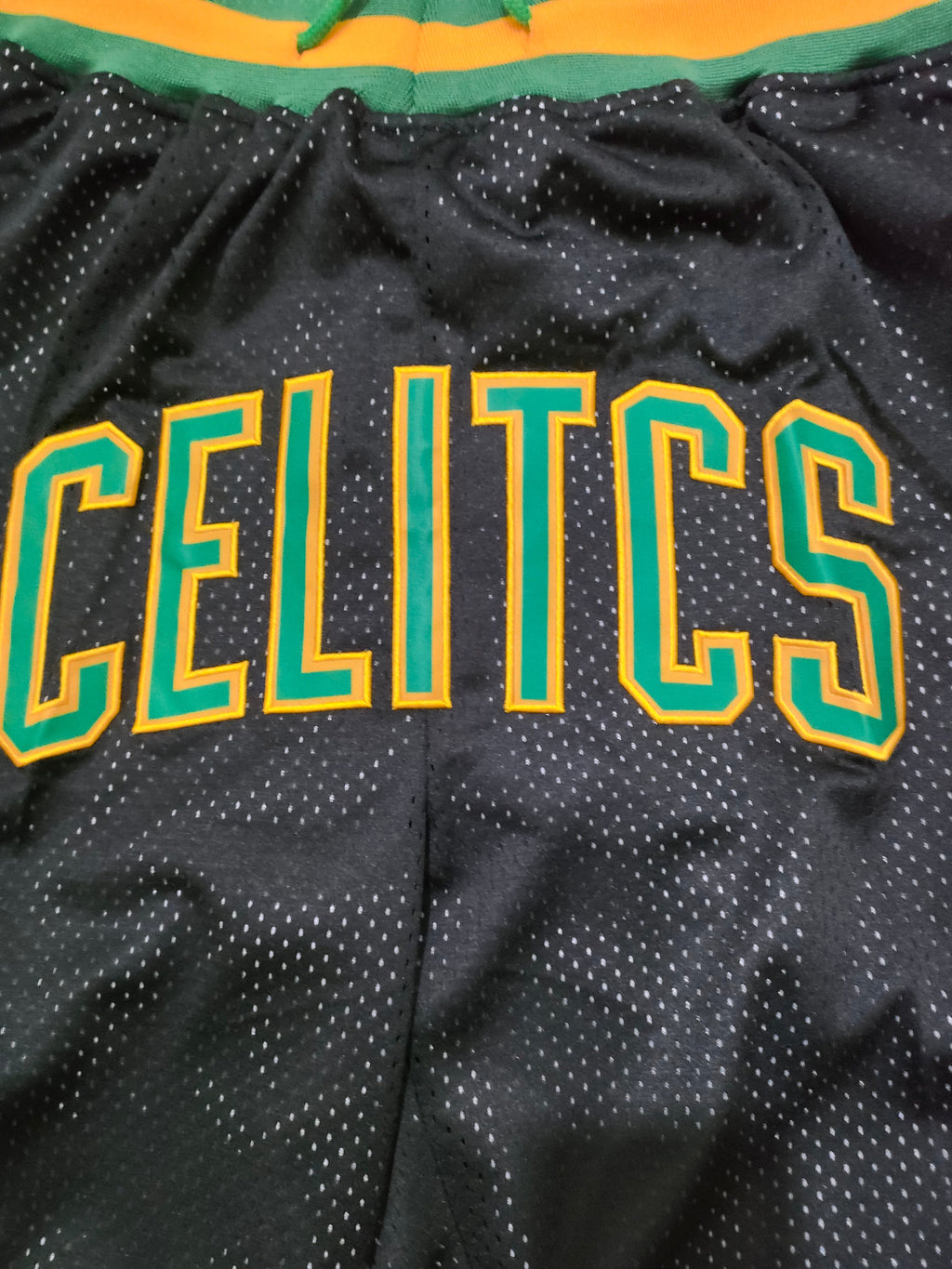 Boston Celtics Black & Gold Edition Pocket Shorts