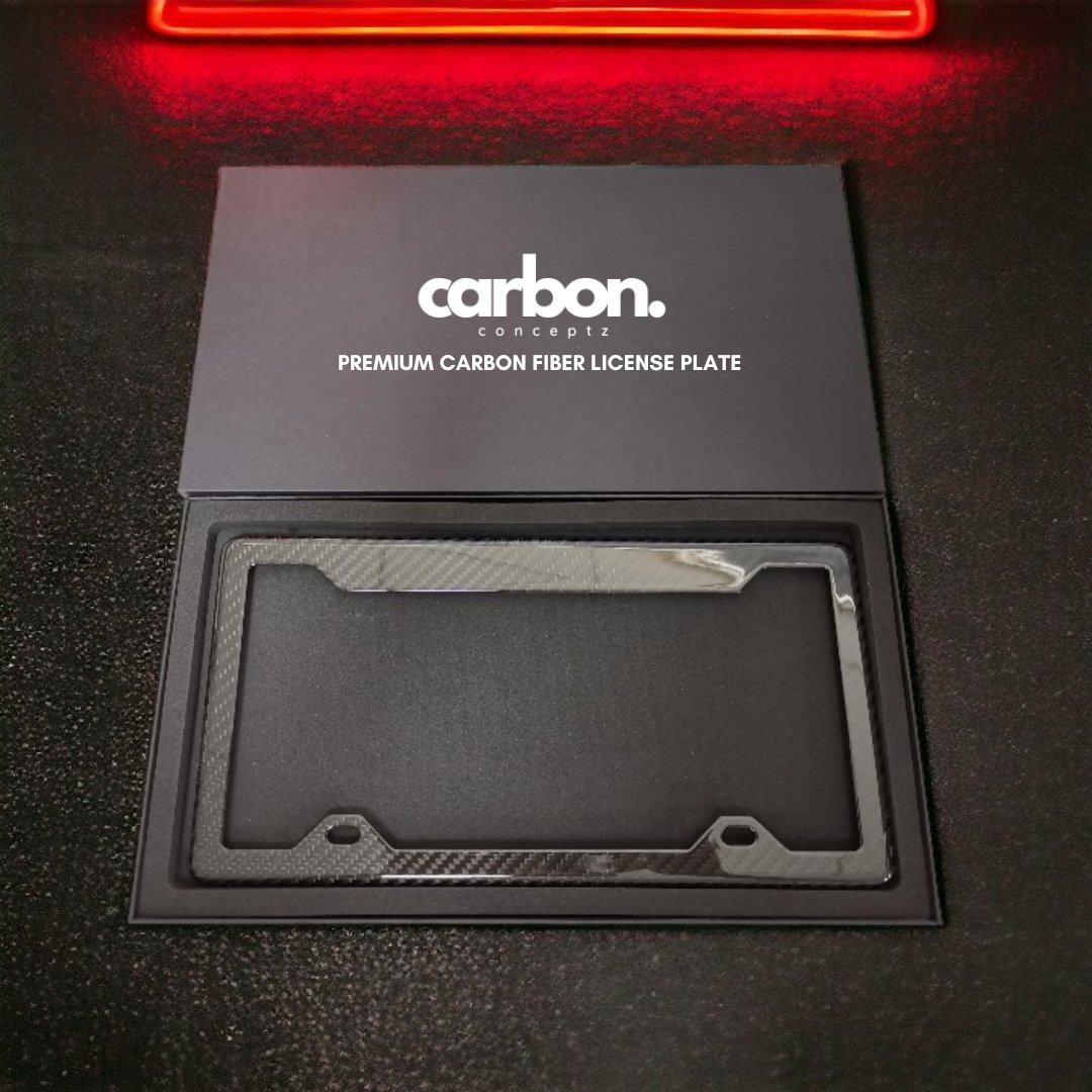 Classic Carbon Fiber License Plate