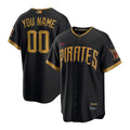 Custom Pittsburgh Pirates 2026 City Connect Stadium Jersey - Black