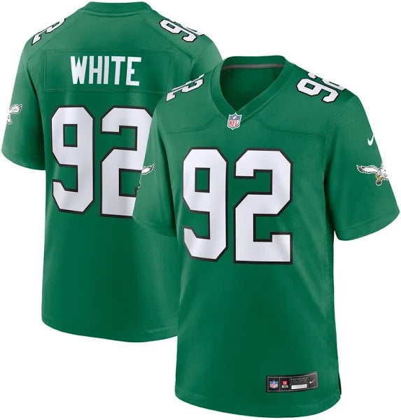 Men's  Reggie White Kelly Green Philadelphia Eagles Alternate Game Jersey