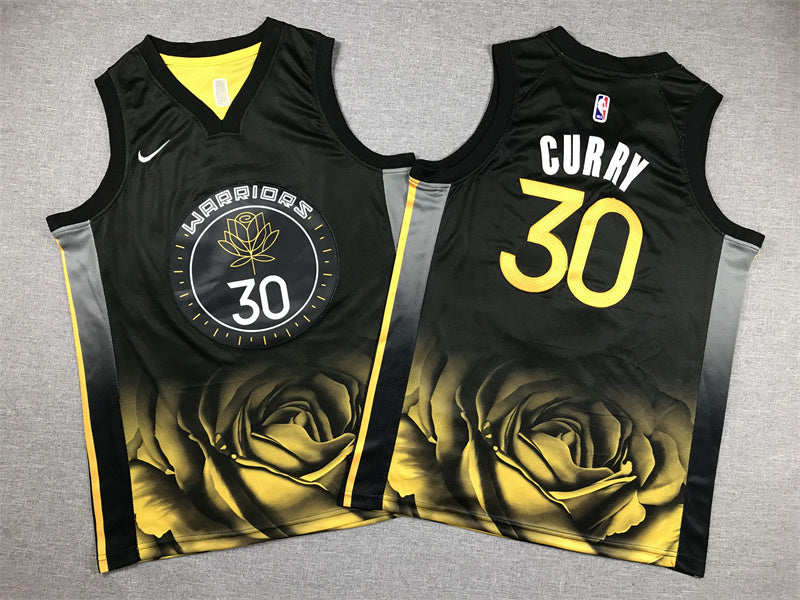 Youth Stephen Curry Golden State Warriors #30  City Edition Embroidered  Jersey
