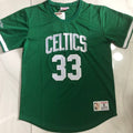 Mitchell Ness Unisex Boston Celtics 33 Larry Bird Green T-Shirts