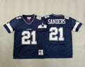 Youth Deion Sanders  #21 Dallas Cowboys Vintage Throwback Jersey