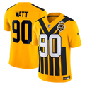 T.J. Watt #90 Pittsburgh Steelers Yellow Game Jersey