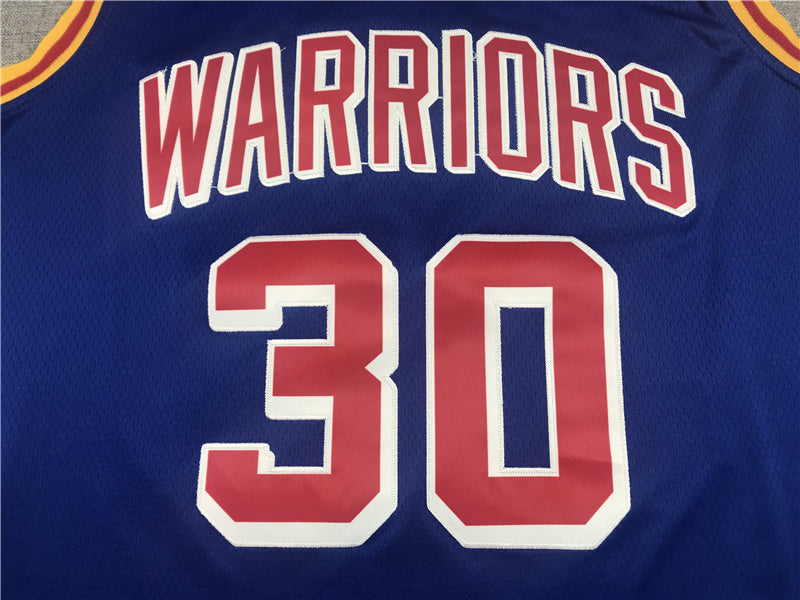 Golden State Warriors Stephen Curry #30 75th Anniversary City Edition Swingman Jersey — Embroidered