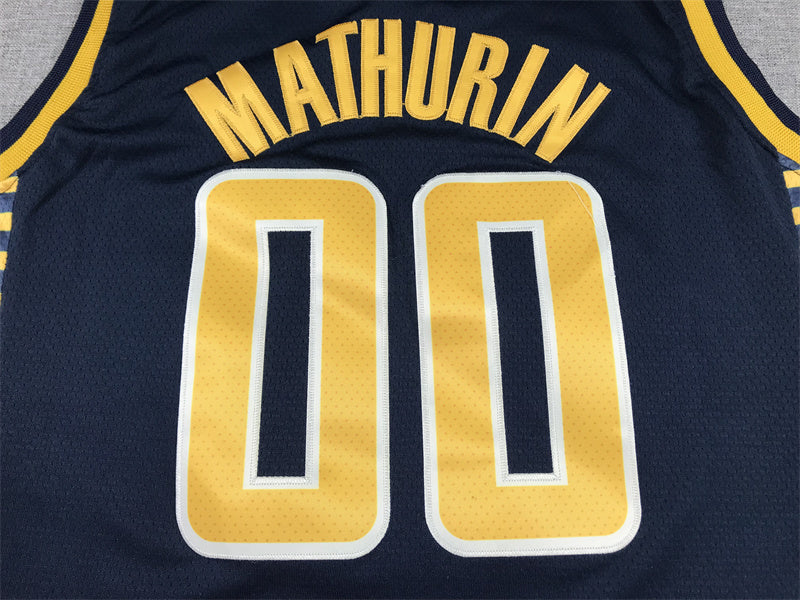 Indiana Pacers Bennedict Mathurin #00 City Edition Swingman Jersey - Embroidered
