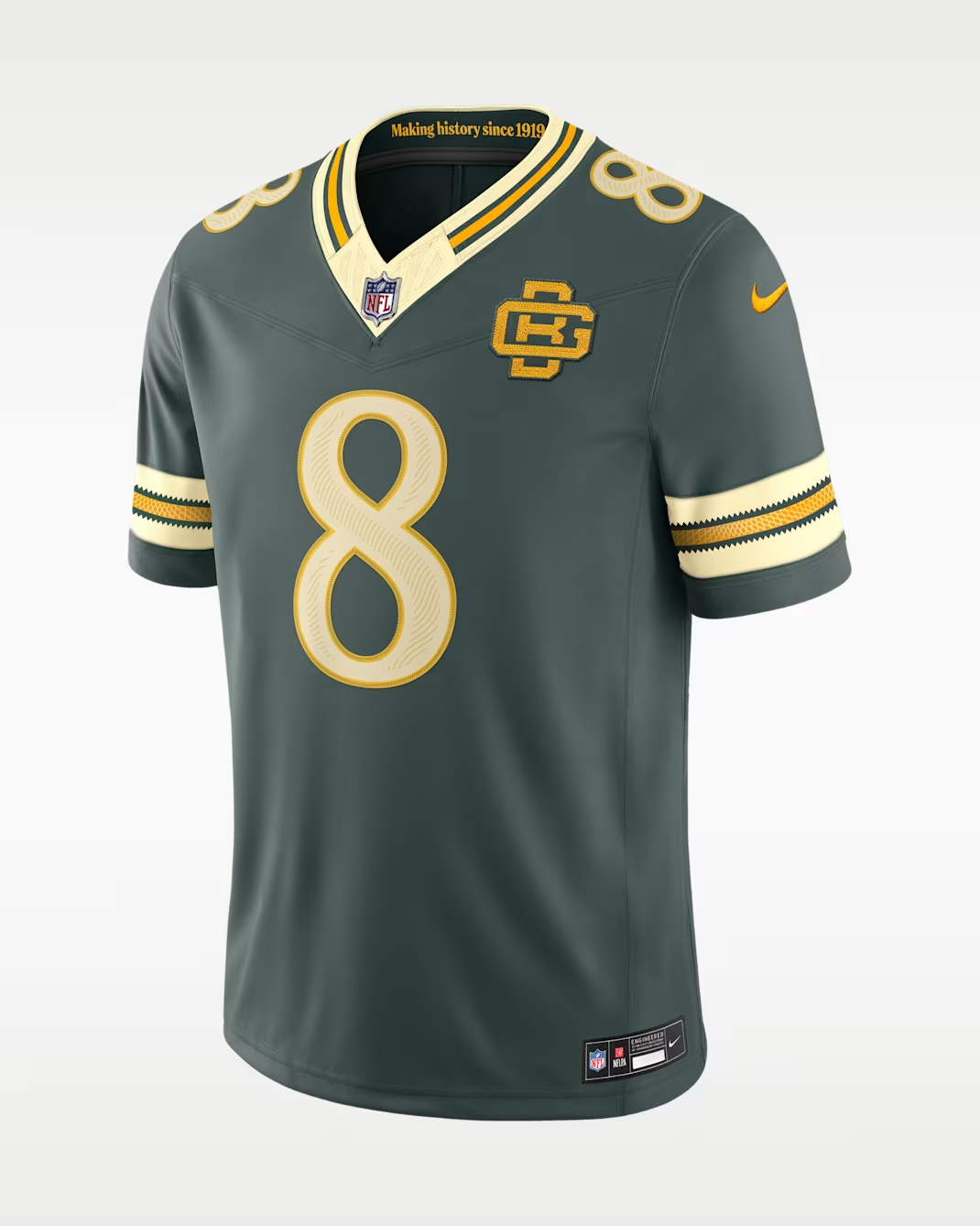 Men's Josh Jacobs #8 Green Bay Packers Rivalries Collection Limited Jersey