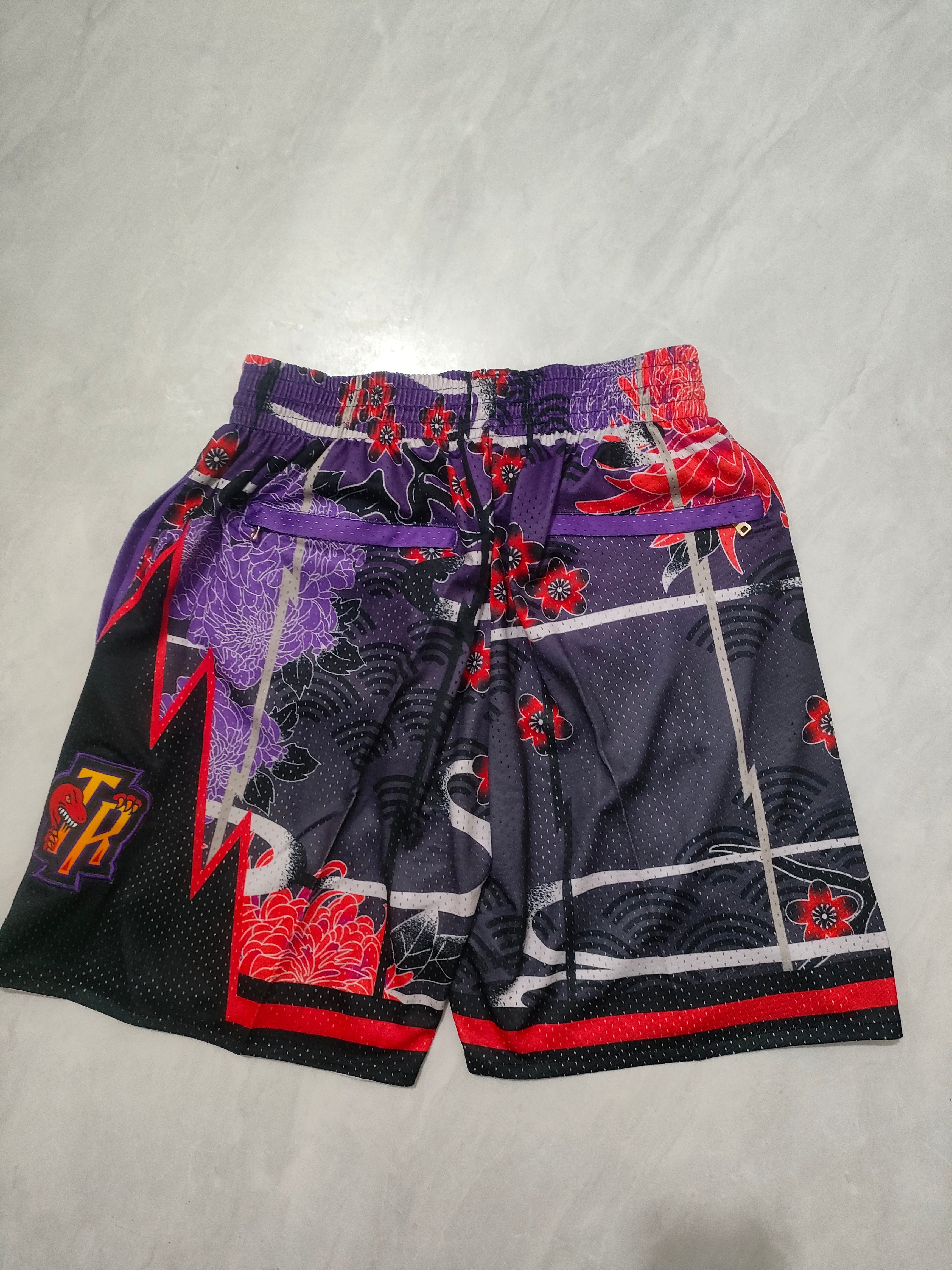 Toronto Raptors Purple Rabbit Year Limited Edition Pocket Shorts