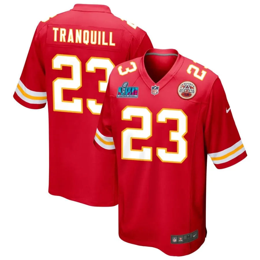 Drue Tranquill Kansas City Chiefs Super Bowl LVII Game Jersey - Red