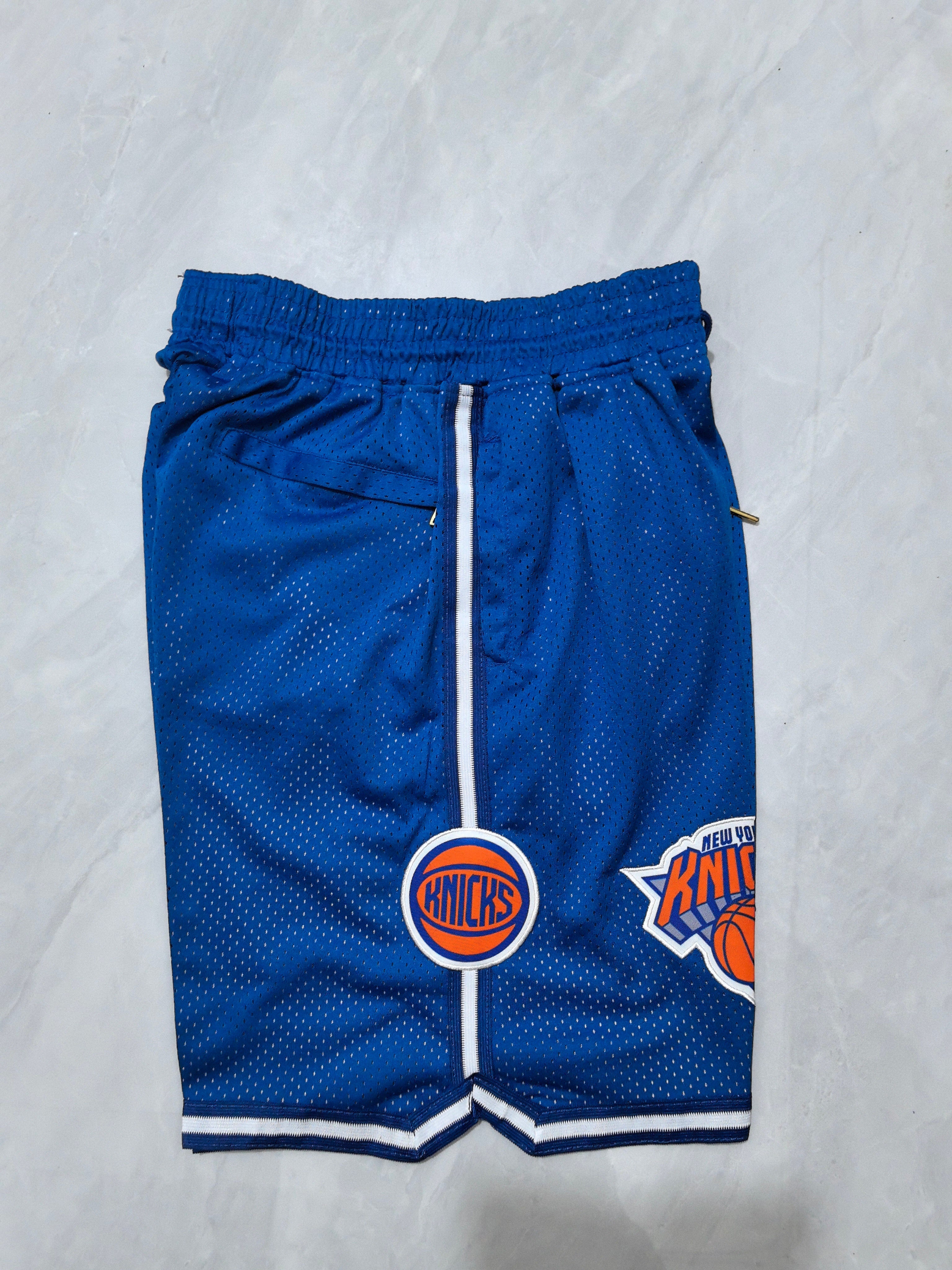 New York Knicks Blue Pocket Shorts