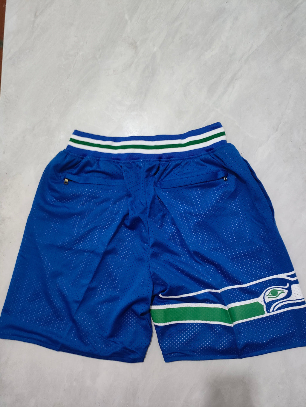 Seattle Seahawks Blue Pocket Shorts