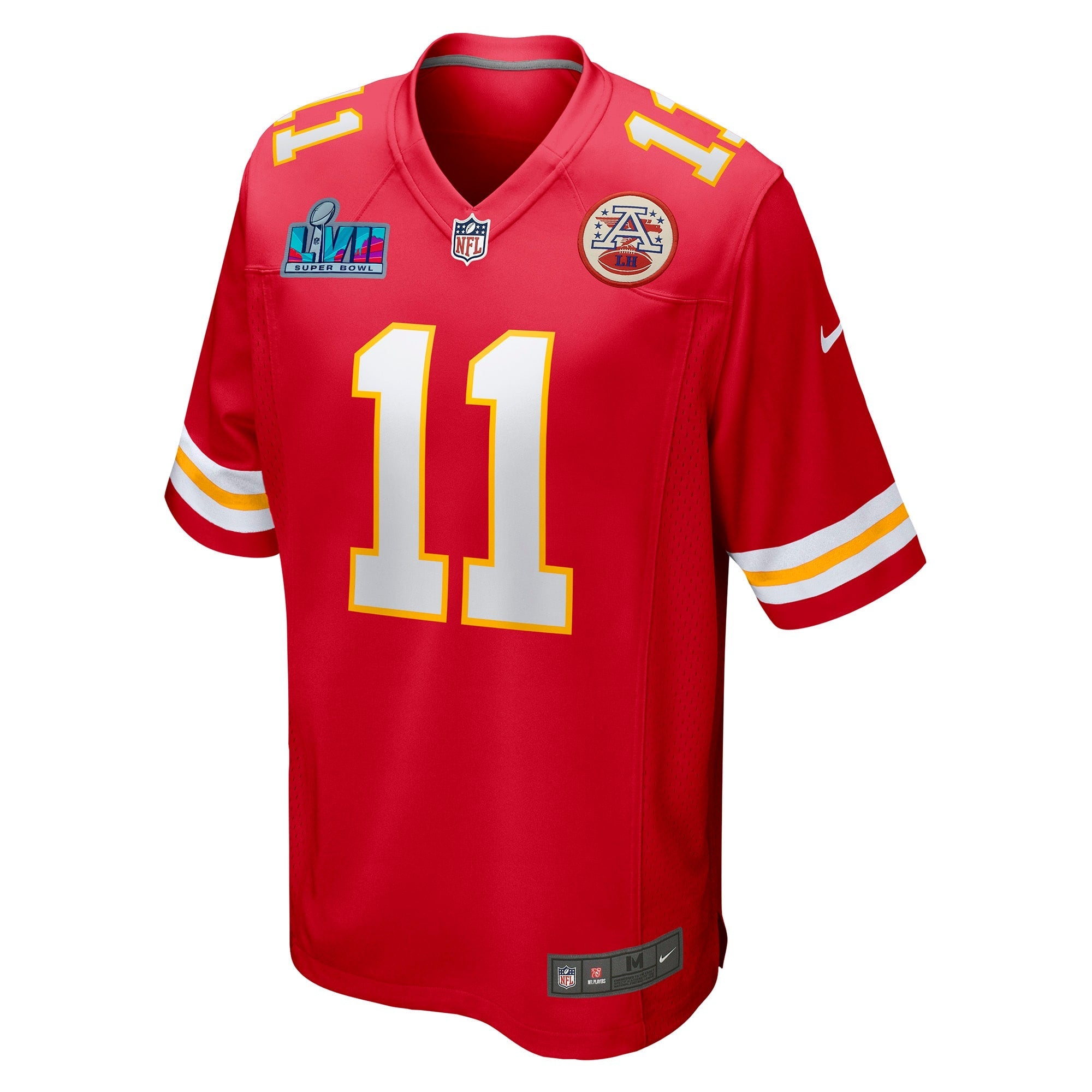 Marquez Valdes-Scantling Kansas City Chiefs Nike Super Bowl LVII Patch Game Jersey - Red