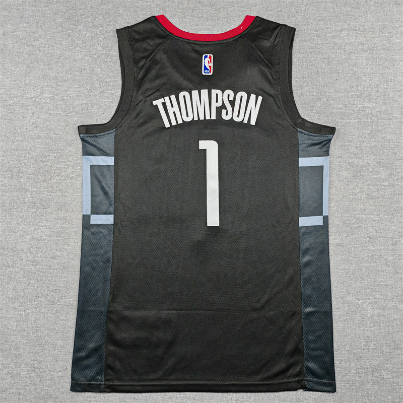 Houston Rockets Amen Thompson #1 City Edition Swingman Jersey - Embroidered