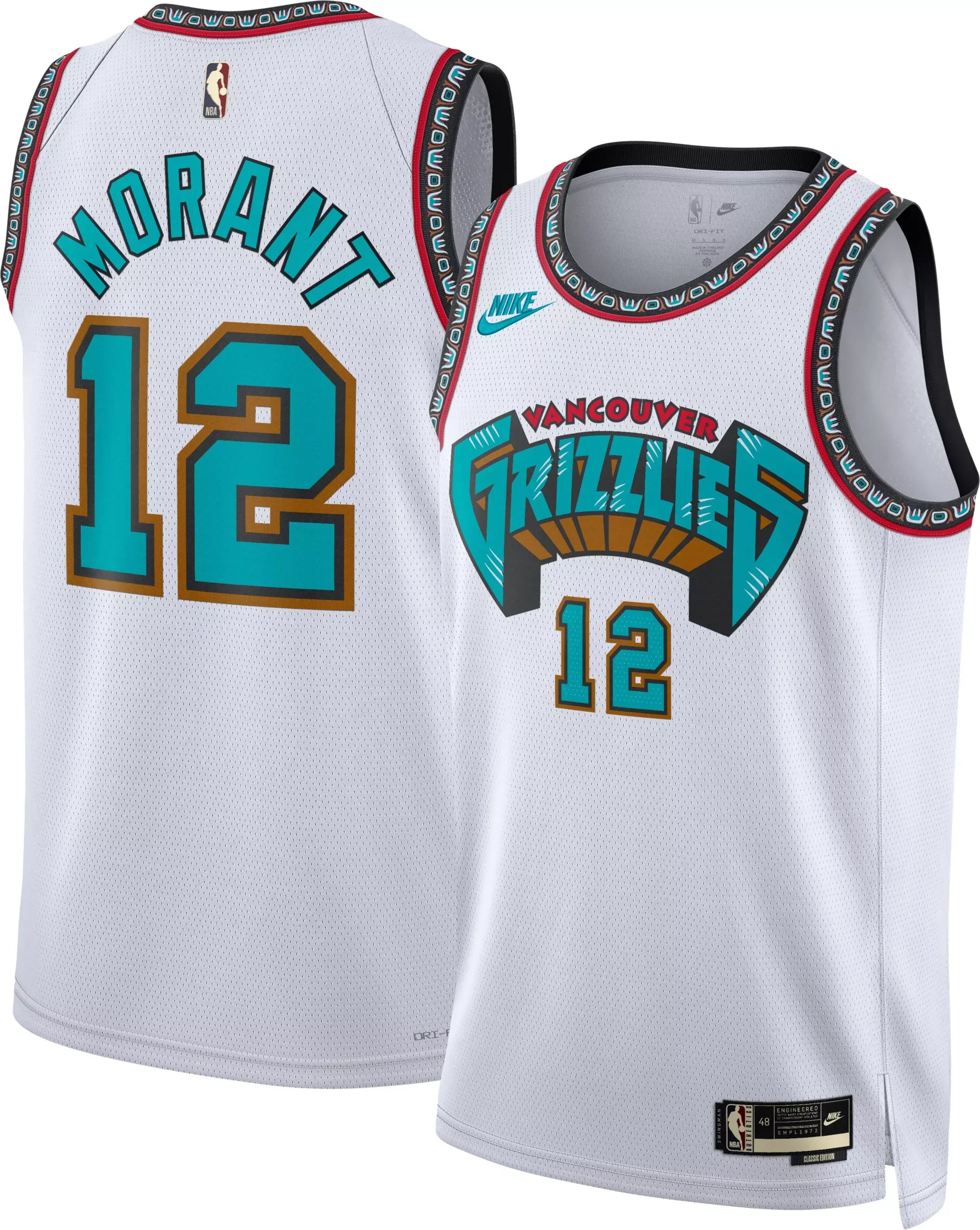 Memphis Grizzlies 2024-2025 morant Classic Jersey