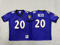 Youth Ed Reed #20 Baltimore Ravens Purple Vintage Throwback Jersey