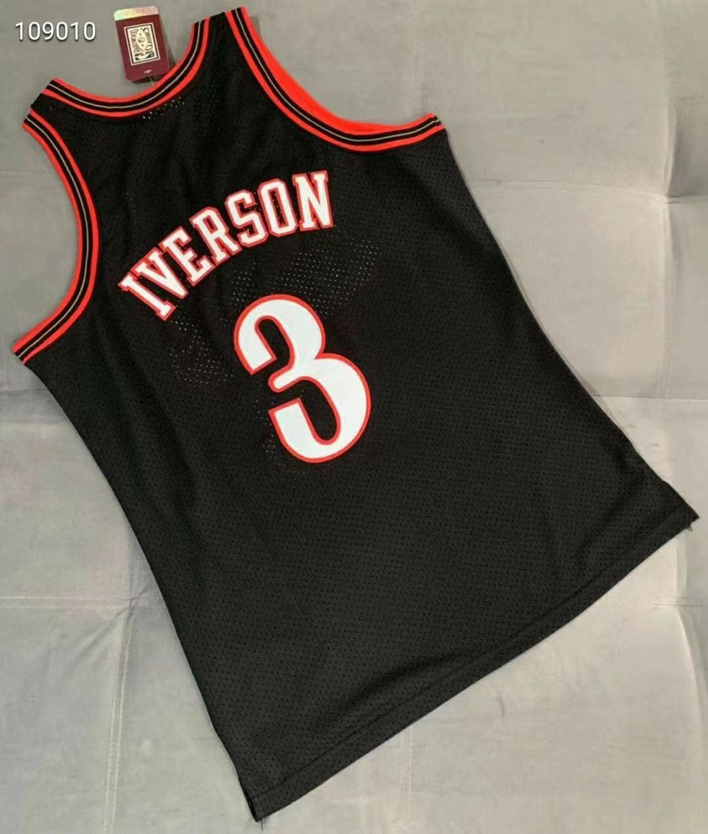 Allen Iverson Philadelphia 76ers Throwback Jersey