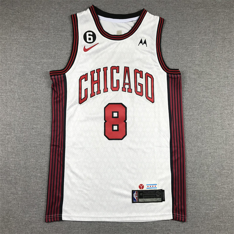 Chicago Bulls Zach LaVine #8 2023 City Edition Swingman Jersey – Embroidered