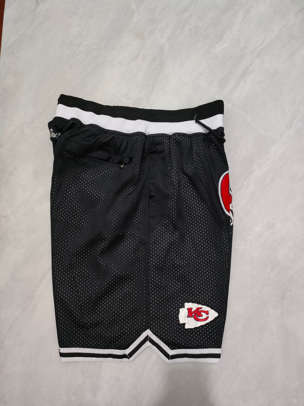 Kansas City Chiefs Black Pocket Shorts