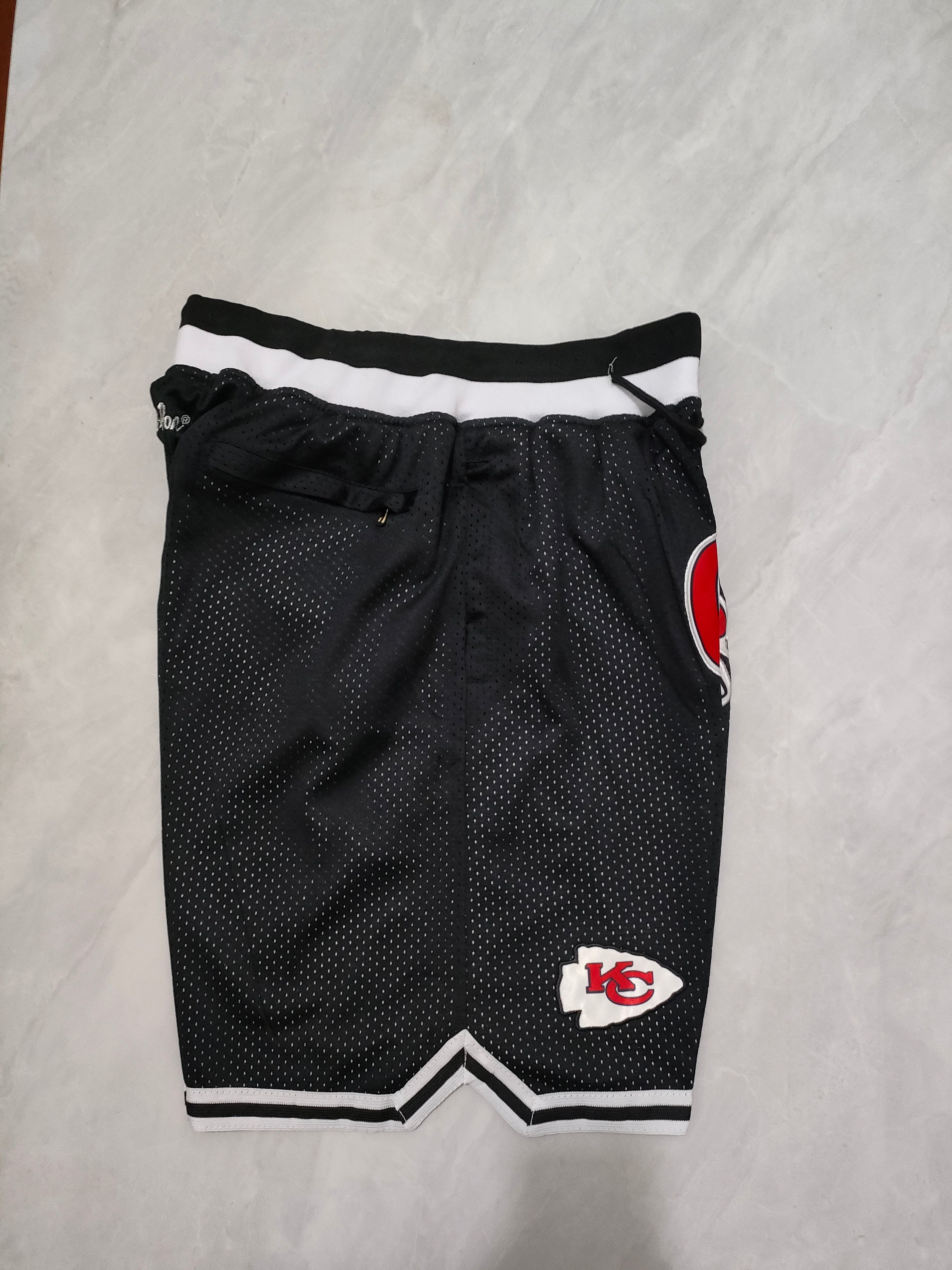 Kansas City Chiefs Black Pocket Shorts