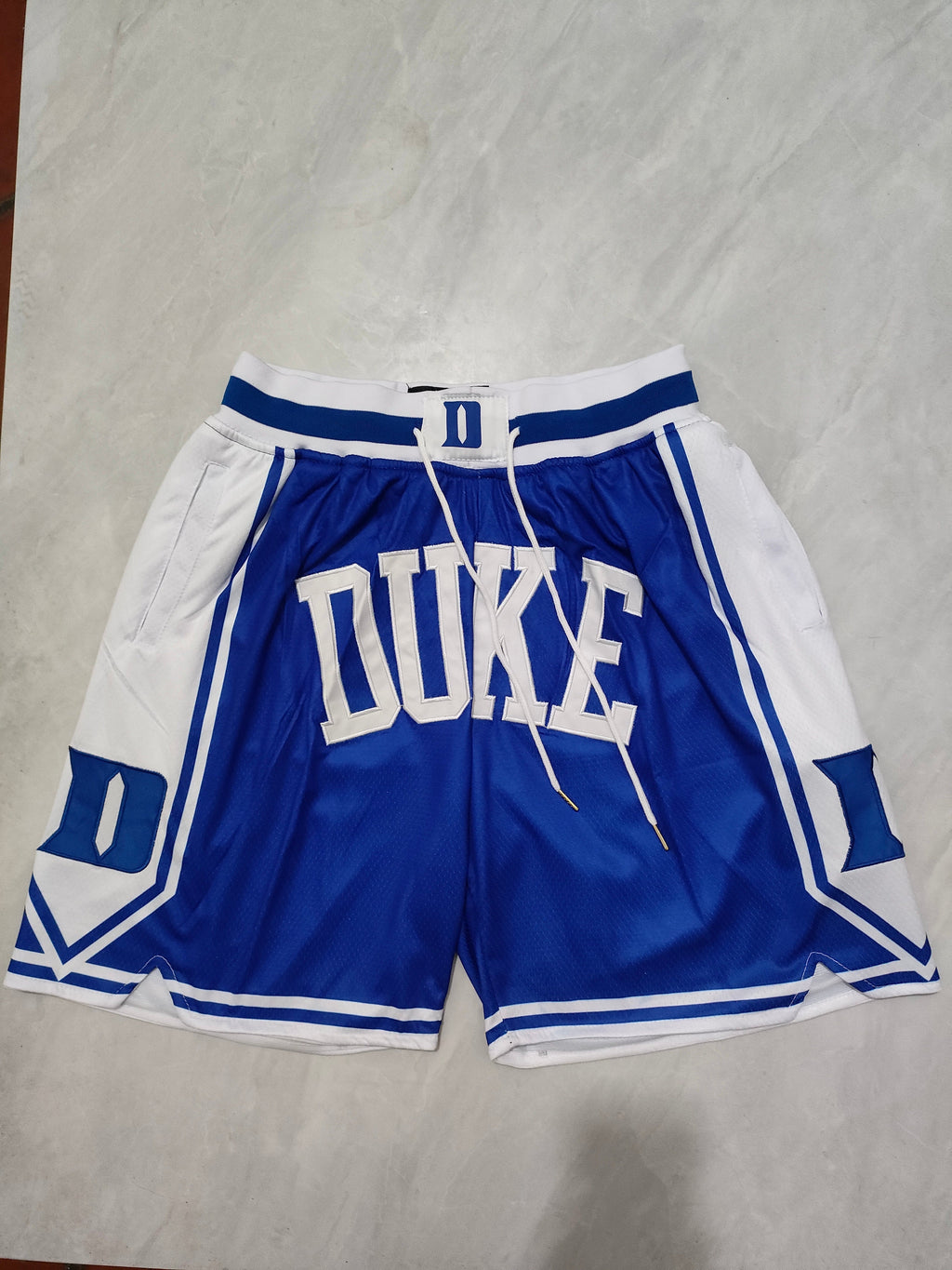 NCAA Duke University Blue Pocket Shorts