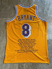 LeBron Bryant Los Angeles Lakers Yellow 8 MN
