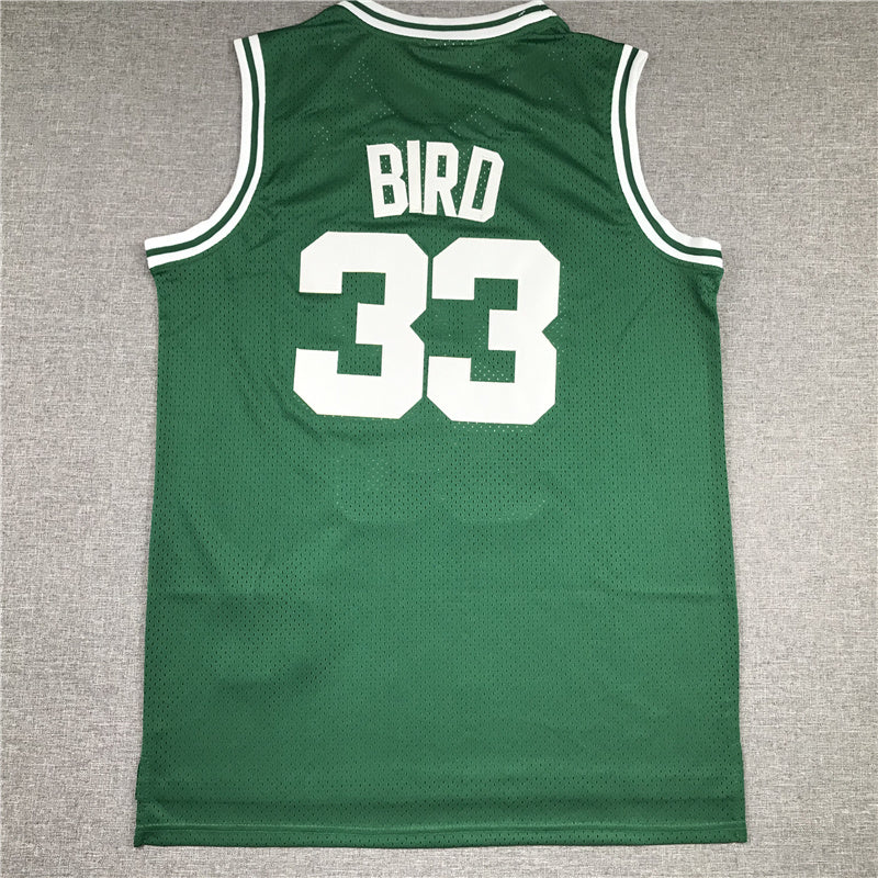 Boston Celtics Larry Bird #33 1985-86 Throwback — Embroidered Jersey