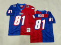 Mens Randy Moss#81 New England Patriots Vintage Throwback Jersey