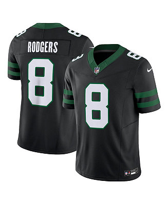 Aaron Rodgers #8 New York Jets Black Vapor F.U.S.E. Limited Jersey
