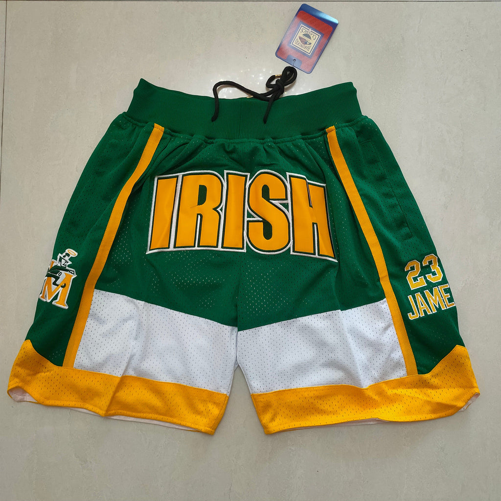 Los Angeles Lakers LeBron James High School Edition Green Pocket Pants