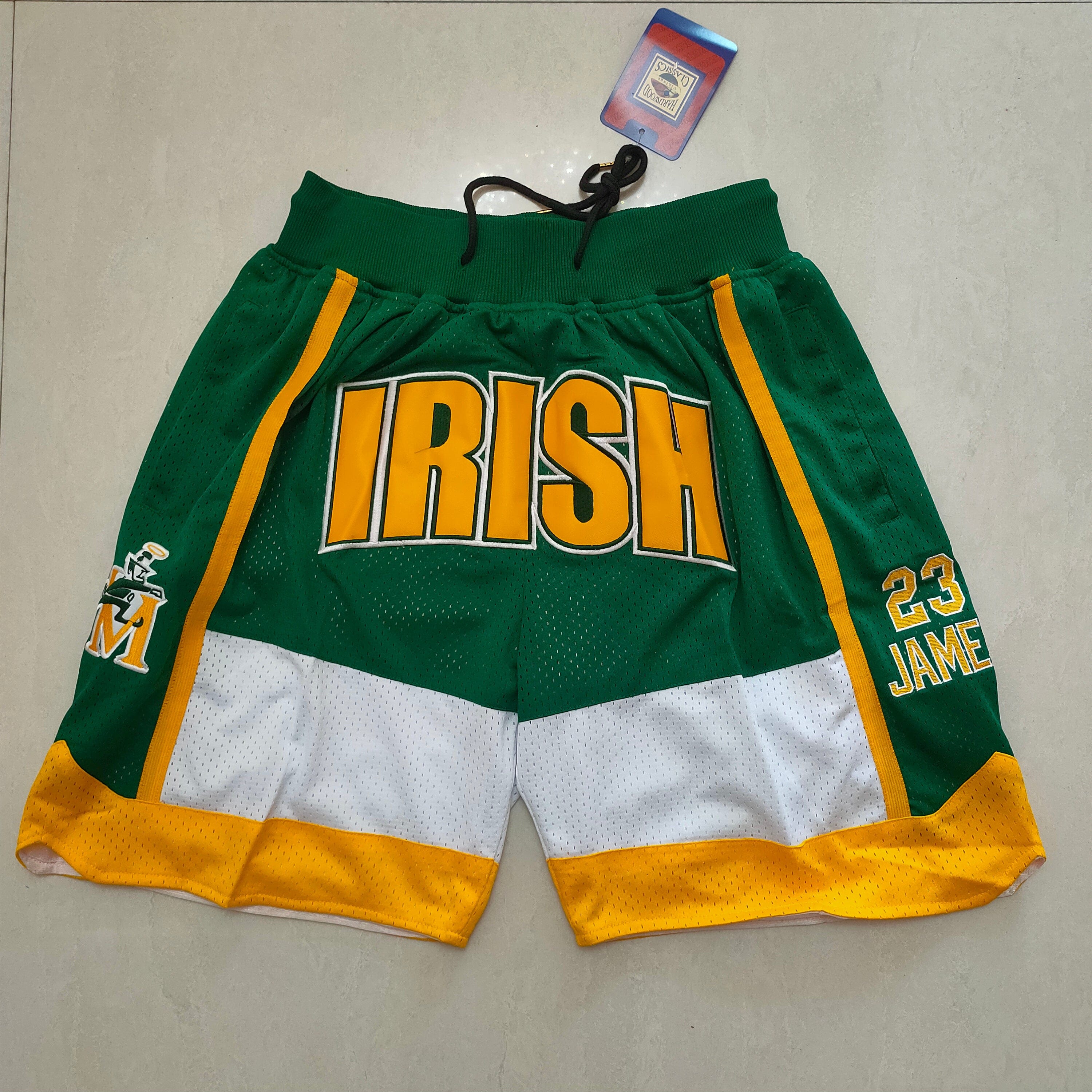 Los Angeles Lakers LeBron James High School Edition Green Pocket Pants