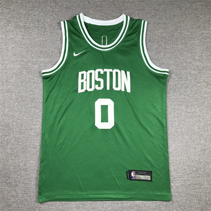 Youth Jayson Tatum Boston Celtics #0 Embroidered Jersey